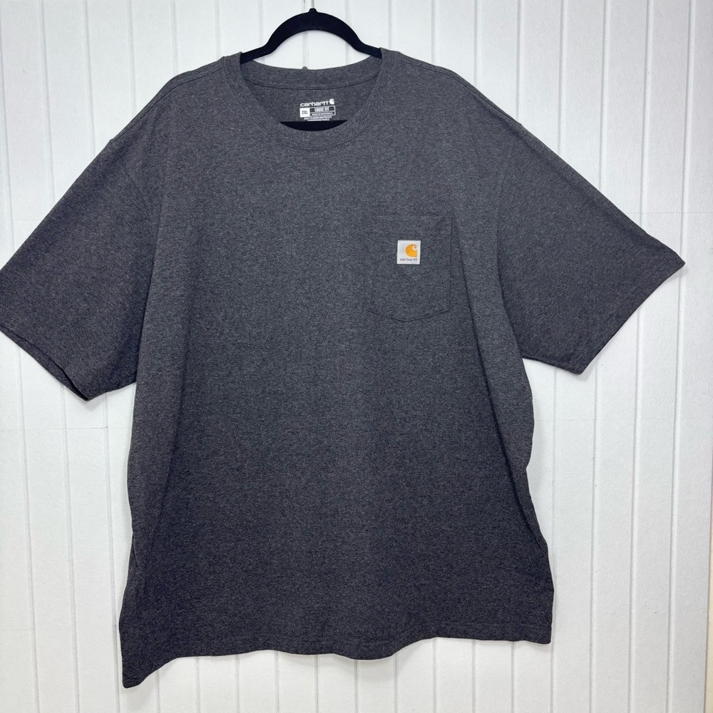 Carhartt Men's Dark Gray Short Sleeve Tee Size 2XL